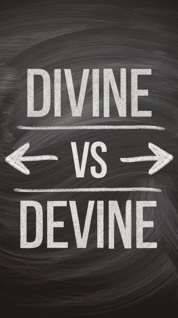 devine vs divine 1