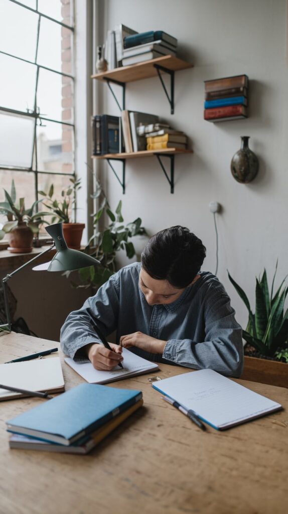 women writing