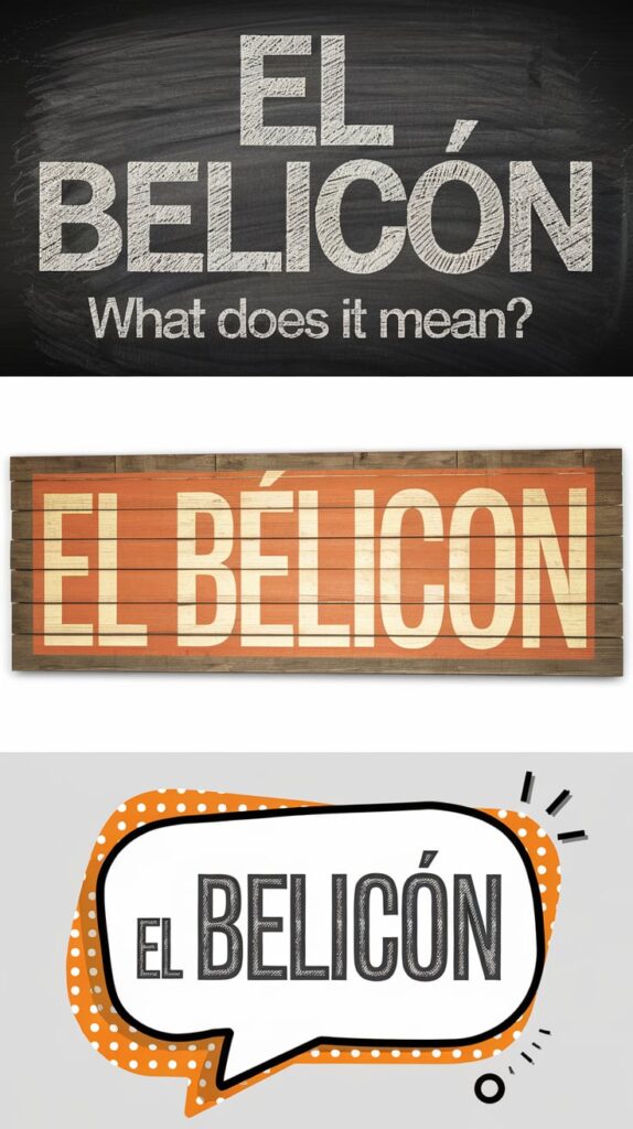 el belicon mean