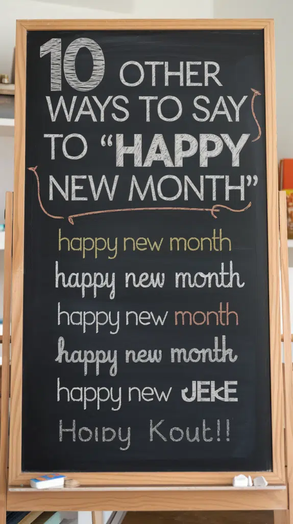 happy new month