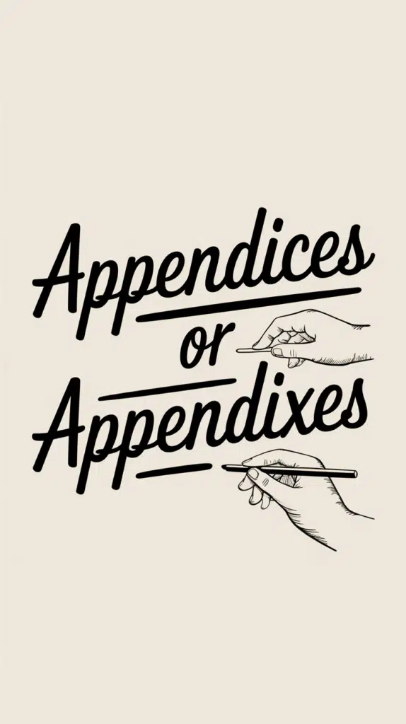 appendices