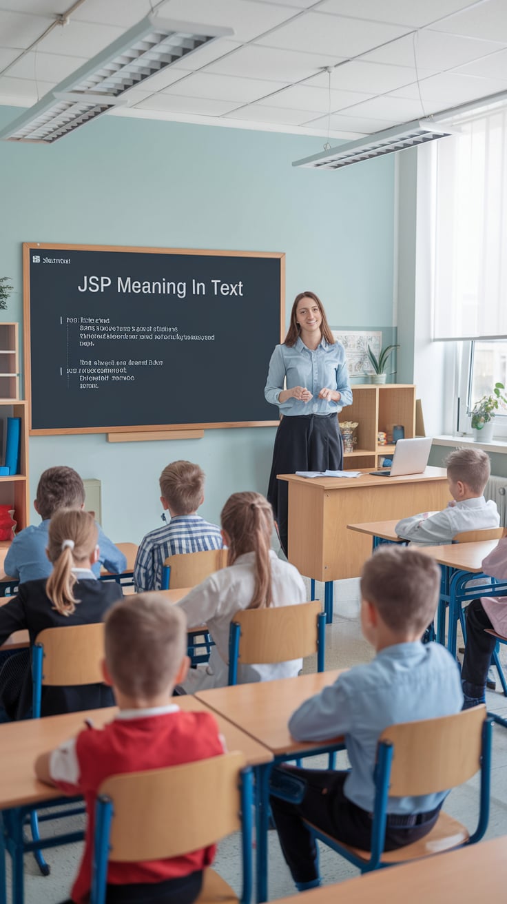 meaning of jsp in text