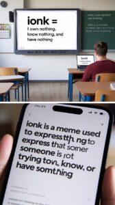 ionk meaning in text instagram
