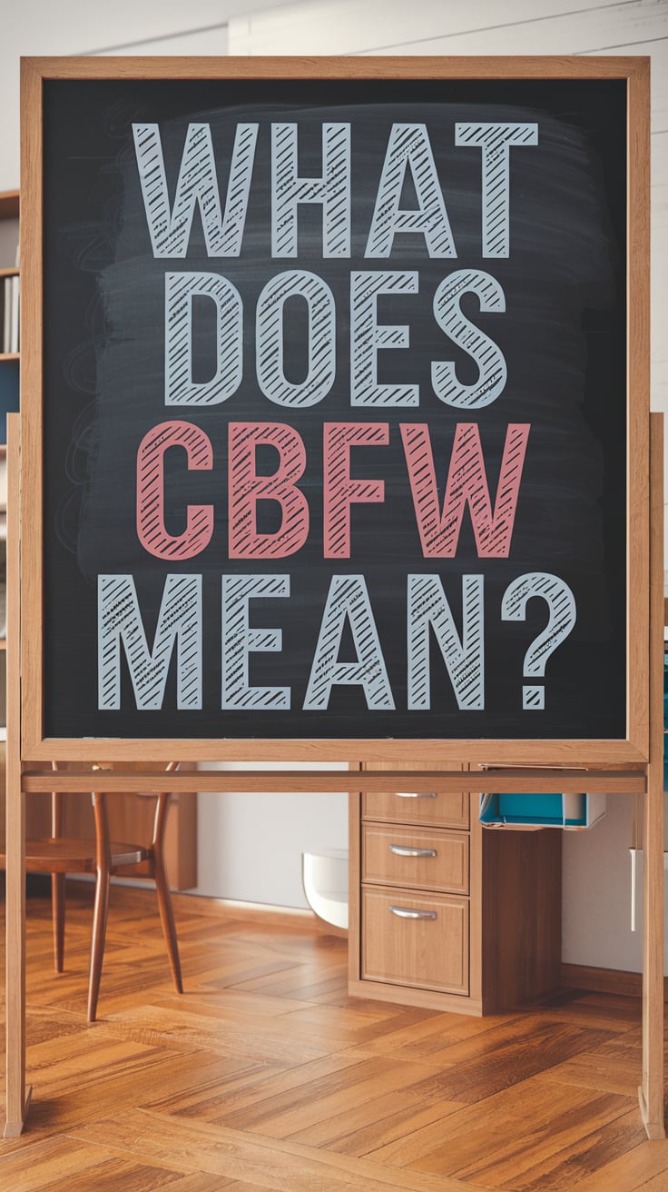 What Does CBFW Mean? A Comprehensive Guide Grammar Beacon