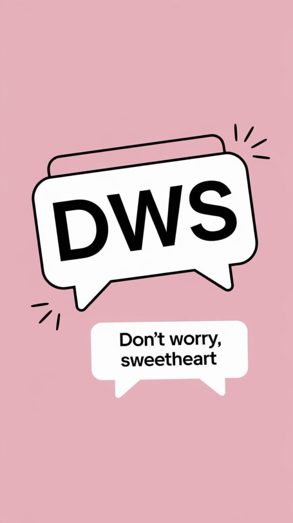 dws meaning text