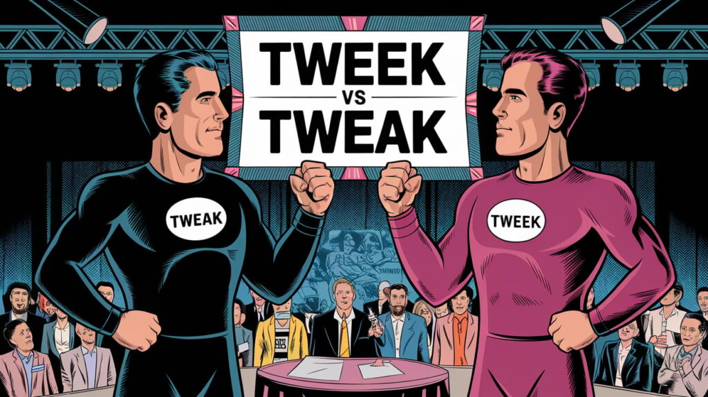 tweek vs tweak