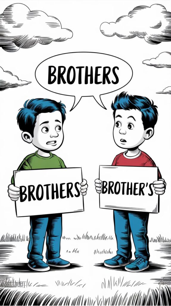 brother's or brothers'