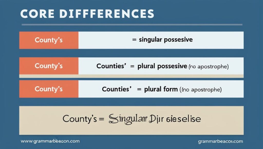 County’s, Counties’, and Counties