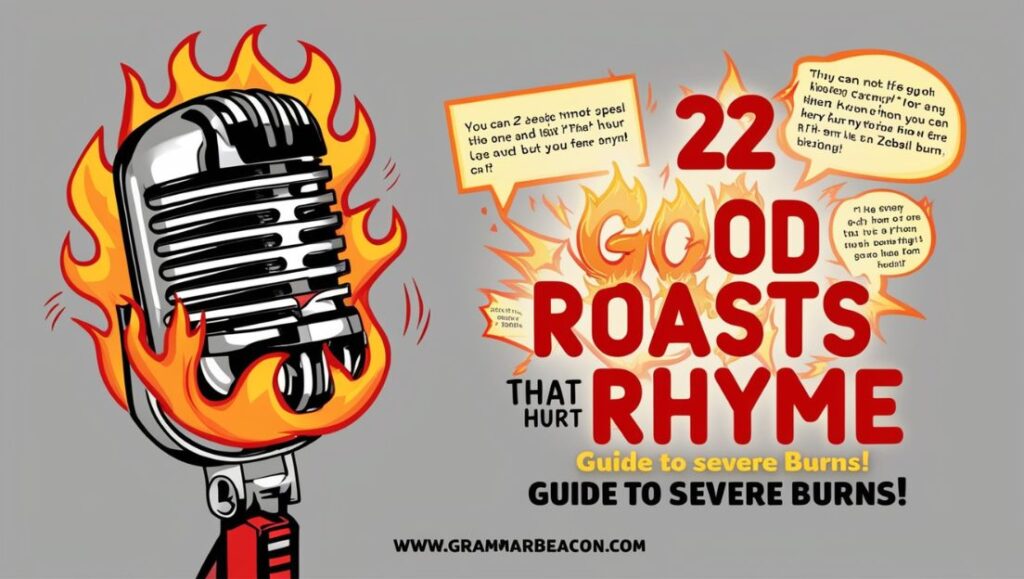 Good Roasts That Hurt and Rhyme