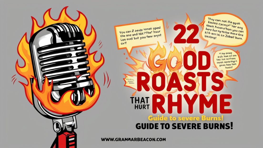 Good Roasts That Hurt and Rhyme