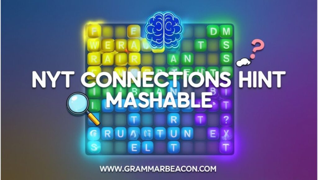 NYT Connections Hint Mashable