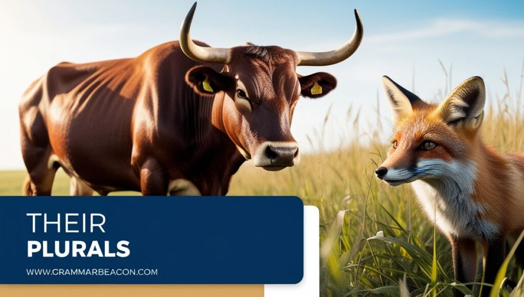 Plurals of ‘Ox’ and ‘Fox’