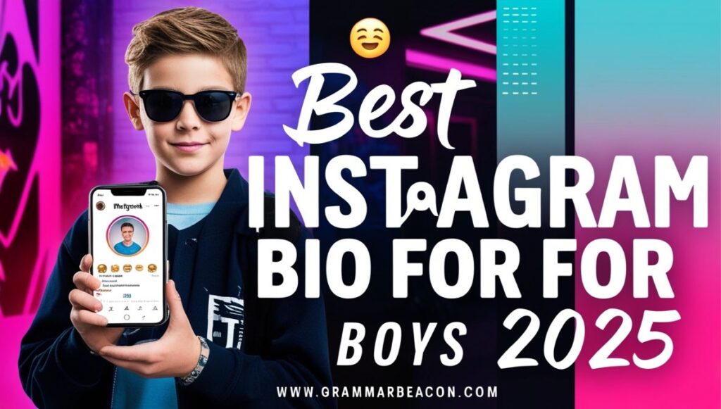 instagram bio for boys