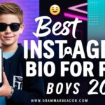 instagram bio for boys